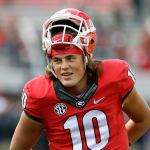 Georgia quarterback Jacob Eason, a Lake Stevens alum, started 12 games as a true freshman for the Bulldogs this past season. (Andy Harrison photo)