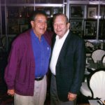 Divided for years by two clicks on the TV dial, Chris Weddes, also known as JP Patches, and Stan Boreson (from left) get together for a photo at Club Hollywood Casino in Shoreline in 2004. Weddes for years hosted a children’s show as the clown JP Patches on KIRO-TV Channel 7 while Boreson hosted another children’s show on KING-TV Channel 5.