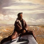 &ldquo;Red Tail Wing Rider,&rdquo; from Tuskegee Airmen by artist Chris Hopkins. (Photo courtesy Chris Hopkins)