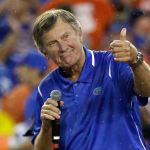 Steve Spurrier built Florida into an SEC powerhouse from 1990-2001, winning six conference titles and the school&rsquo;s first national championship in 1996. (AP Photo/John Raoux, File)