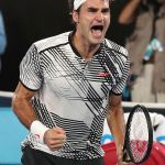 Switzerland&rsquo;s Roger Federer celebrates after defeating Spain&rsquo;s Rafael Nadal in the men&rsquo;s singles final at the Australian Open tennis championships in Melbourne, Australia, Sunday, Jan. 29, 2017. (AP Photo/Aaron Favila)