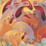 &ldquo;Statesmanship,&rdquo; an oil on board from about 1938, is by Pieter van Dalen.