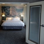 A room at the Everett Courtyard by Marriott. The eight-story 156-room hotel, opened in October. (Kevin Clark / The Herald)