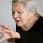 Lida Smith is an octogenarian dancer and choreographer consults with a student Saturday afternoon at The Dance School on January 14, 2017. (Kevin Clark / The Herald)