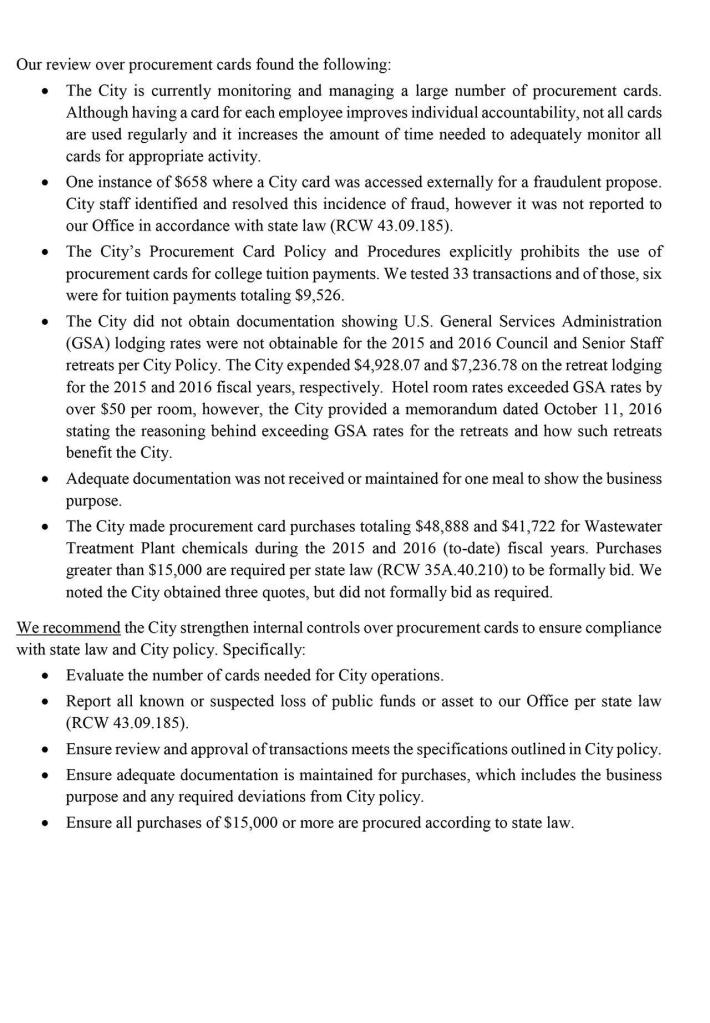 Arlington receives clean audit; changes recommended for police