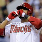 Arizona Diamondbacks&rsquo; Andy Marte celebrates his two run home run against the Pittsburgh on July 31, 2014. Authorities in the Dominican Republic said the former major leaguer and Kansas City Royals pitcher Yordano Ventura both died in separate traffic accidents. (AP Photo/Matt York, File)