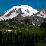 Mount Rainier dominates the skyline from the eastern edge of the Wonderland Trail seen in 2008. In the future, it may be packed with people keeping their heads buried in their smart phones. (Jessi Loerch / Herald file)
