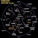 Venus, Mars and the crescent moon share a group hug