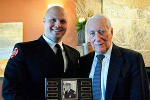 Firefighter honored by training program