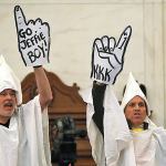 Men in KKK costumes disrupt Sessions confirmation hearing