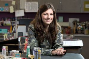 AIM senior Samantha Edgar doesn’t let health issues hold her down