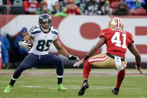 Baldwin ties team record for receptions in a season