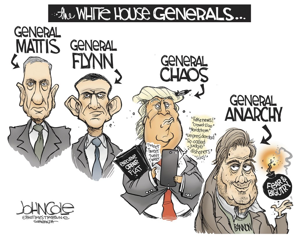 Editorial cartoons for Tuesday, Feb. 14