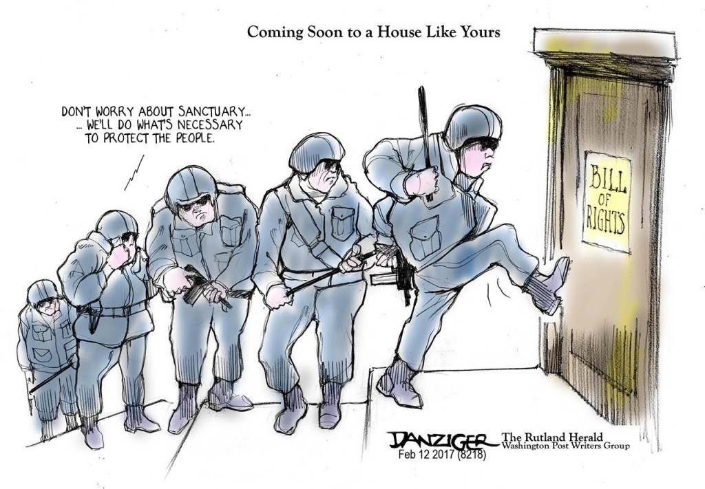 Editorial cartoons for Tuesday, Feb. 14