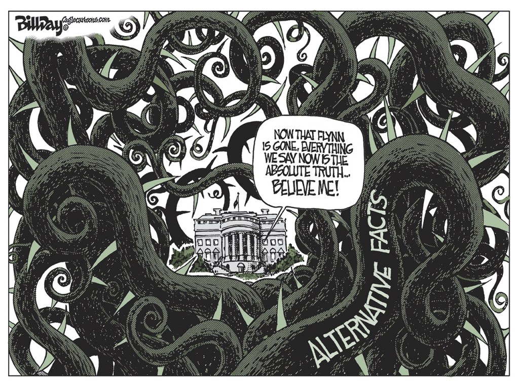 Editorial cartoons for Thursday, Feb. 16