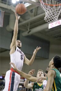 Gonzaga explodes in 2nd half for 96-61 win over USF