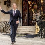 Boeing CEO Dennis Muilenburg departs Mar-a-Lago, in Palm Beach, Florida, after meeting with then-President-elect Donald Trump on Dec. 21. (AP Photo/Andrew Harnik)