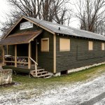The Boy Scout Troop 1 &ldquo;Scout Shack,&rdquo; just east of the intersection of Nassau and 34th streets in Everett, will host an open house 5-7 p.m. Wednesday. Once a military barrack at Paine Field, the building is in need of repairs. (Dan Bates / The Herald)