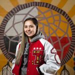 Heritage High School&rsquo;s Myrna Red Leaf. (Andy Bronson / The Herald)