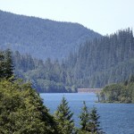 The Culmback Dam is visible at the far west end of Spada Lake, seen here in summer 2014. (Ian Terry / Herald file)
