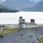 This 2003 photo shows the earthen Culmback Dam holding back the Sultan River, producing Spada Lake. (Joe Nicholson / Herald file)