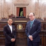 Craydi Moen, a student at Everett High School, served as a page in the Washington State House of Representatives, sponsored by state Rep. Mike Sells. (Contributed photo)