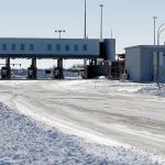 The Canada and United States border crossing near Emerson, Manitoba. Desperate immigrants are flowing across the U.S. border into Canada. America&rsquo;s neighbor to the north is increasingly being seen as a haven for asylum seekers turned away by the U.S., and are willing to chance a walk across the border in dangerous cold to get there. (John Woods/The Canadian Press via AP, File)