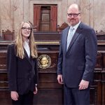 State Rep. Dan Kristiansen sponsored legislative page Kaylee Mackey of Lake Stevens. (Contributed photo)