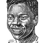 A portrait of featherweight boxer Leslie &ldquo;Wildcat&rdquo; Carter that ran in The Herald on Feb. 21, 1928. (Courtesy Everett Public Library)