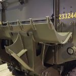 The M55 howitzer needed something to keep the machine from rolling backward when firing. Solution: a &ldquo;recoil spade.&rdquo; (Cory Graff / Flying Heritage Collection)