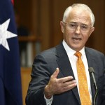 In this May 2016 photo, Australian Prime Minister Malcolm Turnbull speaks to the media during a press conference at Parliament House in Canberra, Australia. (AP Photo/Rob Griffith, File)