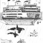 This drawing by Elliot Porter, from College Place Middle School in Edmonds, made him a finalist in a Washington State Ferries art contest. (Contributed)