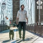 Keanu Reeves takes his new dog for a walk in &ldquo;John Wick: Chapter 2.&rdquo; (Lionsgate)