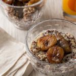 Breakfast grain bowls with caramelized bananas. (Goran Kosanovic / For The Washington Post)