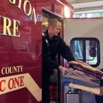 Wrap Them In Love, a local quilting group, in 2016 donated over two dozen quilts to the Arlington Fire and Police departments for distribution to those in need. (Contributed photo)