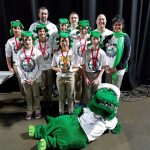 Team 6438 Robogators Blue from Northshore Christian Academy in Everett advanced to the FIRST Lego League Western Washington State Championship, Feb. 4 in Kent. The team had one of the highest-scoring robots in the competition. They were regional champions at a qualifying contest in December. (Contributed photo)