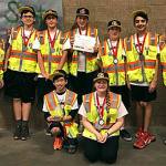 Teams 6430 Robogators Yellow from Northshore Christian Academy in Everett advanced to the FIRST Lego League Western Washington State Championship, Feb. 4, in Kent. The team won a Mechanical Design Award. (Contributed photo)