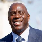 Former Lakers star Magic Johnson (pictured) was put in charge of basketball operations for the team after Los Angeles fired general manager Mitch Kupchak on Tuesday. (AP Photo/Nick Ut)
