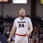 Gonzaga center Przemek Karnowski (24) walks on the court during the first half of a game against Pacific on Feb. 18, 2017, in Spokane. (AP Photo/Young Kwak)
