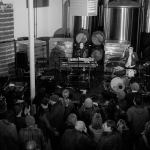 SISTERS, a Seattle-based duo, plays during the Fisherman&rsquo;s Village Music Festival lineup announcement party Friday, Feb. 10, at the Scuttlebutt Brewery and Taproom in Everett. (Photo by Christine Mitchell)