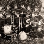 The earliest photograph in the exhibit, which opens Saturday at the Edmonds Historical Museum, is that of a city band from 1910. (Photo courtesy Edmonds Historical Museum)