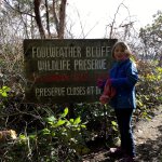 Grace Swaney hiked the Foulweather Bluff wildlife preserve with her family during a winter camping trip at Kitsap Memorial State Park. (Aaron Swaney / The Herald)