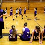 Kamiak players wait their turn as teammates scrimmage during practice Feb. 23, 1017, at Kamiak High School in Mukilteo. (Kevin Clark / The Herald)