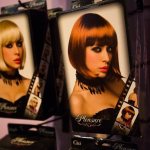 The &ldquo;Cici&rdquo; wig for sale at Lovers on Tuesday, Feb. 7 in Everett, Wa. Lovers is a popular place for Halloween costumes. (Daniella Beccaria / The Herald)