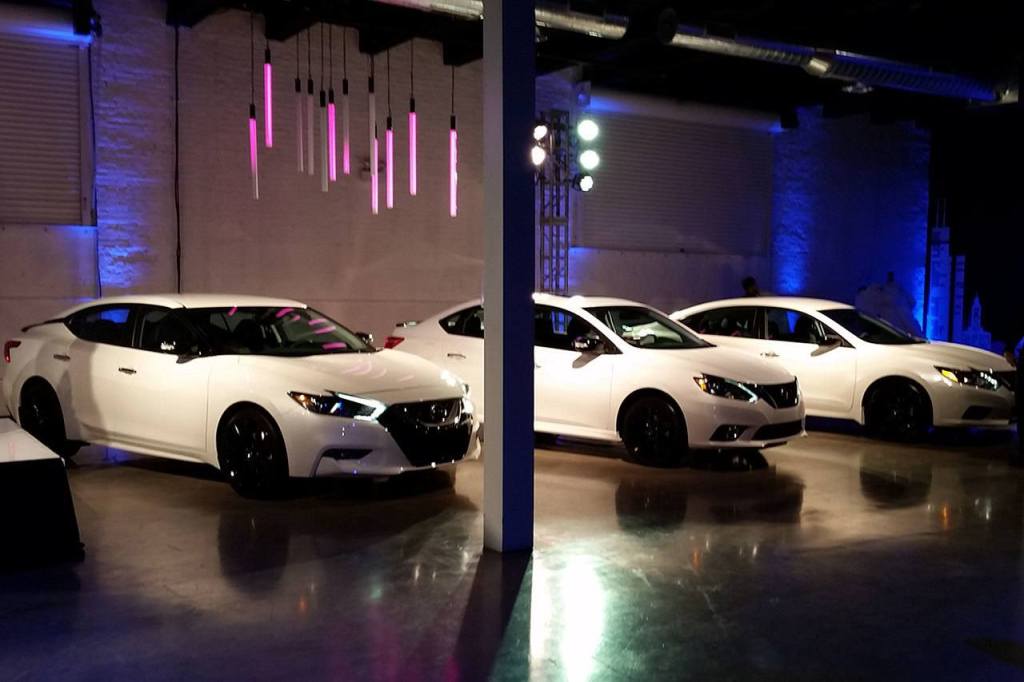 Nissan Midnight Editions. (Mary Lowry photo)