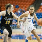 Lake Stevens graduate Brittney Pahukoa has played in 20 games for the Boise State women&rsquo;s basketball team this season, averaging 6.1 minutes per contest. (Kaden Severn/Boise State Photo Services)