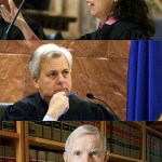 From top, Judge Michelle T. Friedland, Judge Richard Clifton, and Judge William Canby.