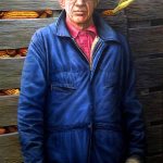 Jeffrey O&rsquo;Boyle&rsquo;s portrait of &ldquo;Robert E. Carter&rdquo; is displayed through April in the lobby of the Robert Drewel Building on the Snohomish County campus in Everett.