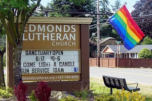 Despite theft, Edmonds church is resolute in its inclusivity