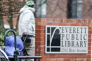 Everett Public Library faces challenge of homelessness